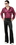 Ruby Slipper Sales CH02153XL Charades Costumes Disco Shirt - Liquid Red & Black XL