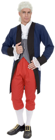 Ruby Slipper Sales CH02078-AS-L Men's Ben Franklin / Colonial Man Costume - L