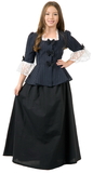 Charades Costumes 181873 Colonial Girl Child Costume - Medium (8-10)