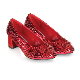 Ellie Shoes 153-Judy (13/1) M Children's Red Sequin Shoes - M