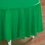 Creative Converting 703261 Emerald Green (Green) Round Plastic Tablecover