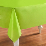 Creative Converting 192932 Fresh Lime (Lime Green) Plastic Tablecover