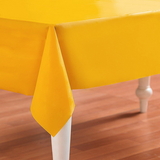 Creative Converting 193027 School Bus Yellow (Yellow) Plastic Tablecover