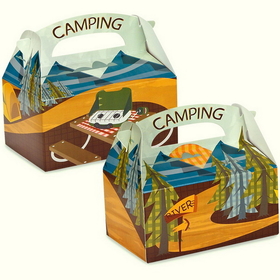 Let's Go Camping Empty Favor Boxes - NS