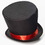Ruby Slipper Sales 64532 Black Mad Hatter Top Hat - NS