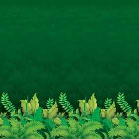 Beistle 202958 Jungle Foliage Backdrop