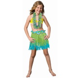 Amscan 206812 Child Two Tone Blue / Green Grass Skirt