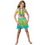 Amscan 340487 Child Two Tone Blue / Green Grass Skirt