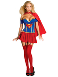 Ruby Slipper Sales 889898-000-M Adult Sexy Supergirl Costume - M