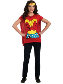 Ruby Slipper Sales Wonder Woman T-Shirt Adult Costume Kit - XL