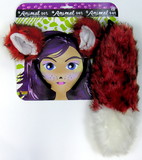 Ruby Slipper Sales F68604 Fox Ear Headband And Tail - NS