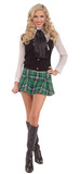 Ruby Slipper Sales 344566AM Adult Green Plaid Mini Skirt - NS