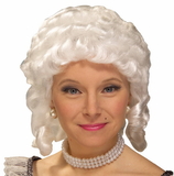 Ruby Slipper Sales 23069 Women's Colonial Adult Wig (White) - NS
