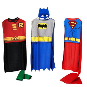 Ruby Slipper Sales 37462 DC Comics Action Trio Child Costume Kit - OS