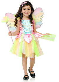 Charades 216572 Rainbow Princess Fairy Child Costume , Small (6/8)
