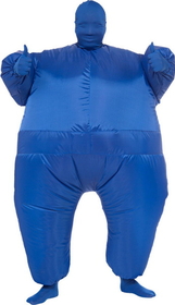 Ruby Slipper Sales 887108STD Adult Inflatable Blue Jumpsuit - STD