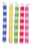 Creative Converting BB102835 Striped Birthday Candles Multicolor. (20-Pack) - NS