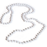 Rhode Island Novelties 223496 White Pearl Necklace