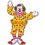 Beistle 55020 Jointed Circus Clown Cutout