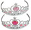 Rhode Island Novelty COTIAHE Tiara with Pink Heart Jewel One size - NS