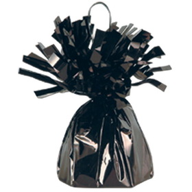 Ruby Slipper Sales 99996B Black Foil Balloon Weight - NS
