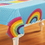 Birthday Express 228979 Rainbow Wishes Plastic Tablecover