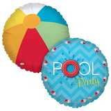 CTI 116519HV Splashin' Pool Party Foil Balloon - NS