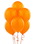 CTI 913007 Orange Matte Balloons (6) - NS