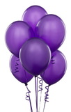 Birthday Express 230728 Perfect Purple (Purple) Latex Balloons (6)