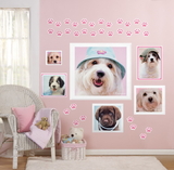 Birthday Express 232517 rachaelhale Glamour Dogs Giant Wall Decals