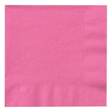 Creative Converting 233010 Candy Pink (Hot Pink) Beverage Napkins (50)