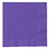Creative Converting 139371154 Perfect Purple (Purple) Beverage Napkins (50)
