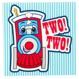 Creative Converting BUY233323 BUY Two-Two Train 2nd Birthday Lunch Napkins - NS