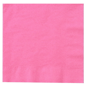 Creative Converting 663042B Candy Pink (Hot Pink) Lunch Napkins - NS