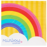Creative Converting BUY233736 BUY Rainbow Wishes Lunch Napkins - NS