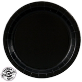 Creative Converting 234472 Dinner Plate - Black (24)