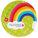 Party Destination 234813 Rainbow Wishes Dinner Plates (8)