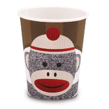 Birthday Express 235127 Sock Monkey Red 9 oz. Paper Cups (8)
