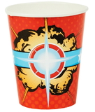 BIRTH5000 235283 Superhero Comics Party Supplies 8 Pack Paper Cups - NS