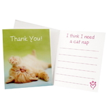 BIRTH5000 235987 Glamour Cats Thank-You Notes by Rachael Hale (8) - NS
