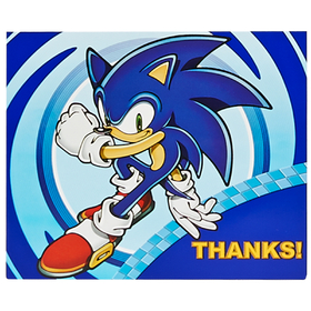 Birthday Express 236110 Sonic the Hedgehog Thank-You Notes (8)