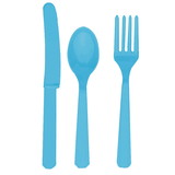 Amscan BB015598 Bright Blue Cutlery Set - NS