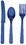 Maryland Plastics BB006122 Blue Cutlery Set, NS