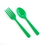 MARYLAND PLASTICS P93939 Forks Spoons - Green (8 each) - NS