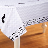 Birthday Express 237361 Mustache Printed Tablecover