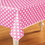 Unique Industries 50265 Hot Pink Dots Table Cover (Each) - NS
