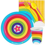 Birthday Express 238839 Rainbow Wishes Snack Party Pack