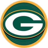 AMSCAN BB552335 Green Bay Packers - Dinner Plate (8)