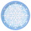 BIRTH5000 239928 Snowflake Winter Wonderland Dinner Plates (8) - NS