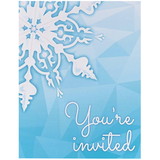BIRTH5000 98025 Snowflake Winter Wonderland Invitations (8) - NS